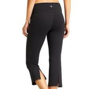 Athleta‎ Power Up Capri Legging Wide Leg Black Size XXS